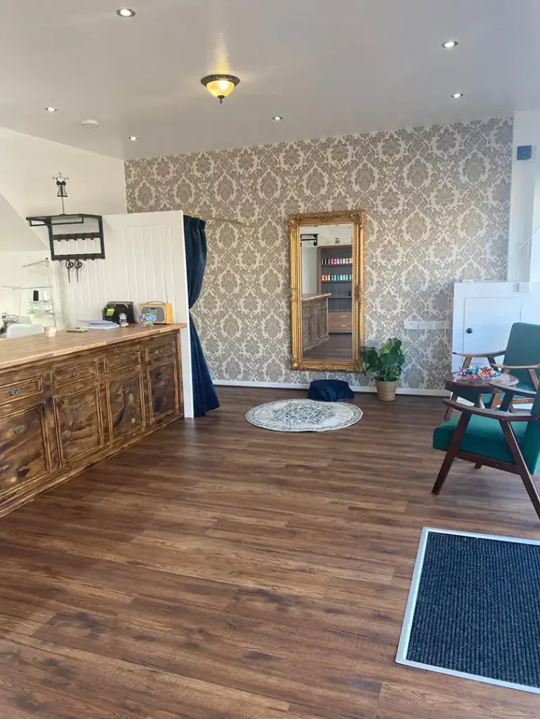 Image of the inside of Gold Alterations' new location in Crosby, Liverpool.